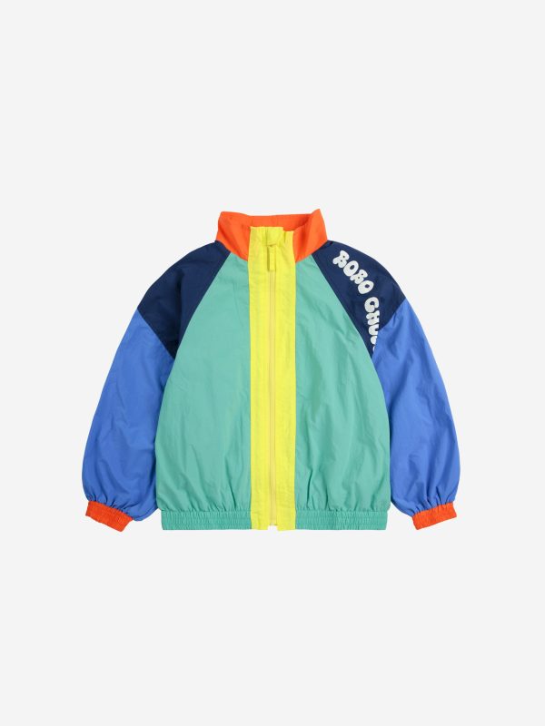 Куртка для мальчиков (Wavy Bobo Choses color block tracksuit jacket) торг. марки "BOBO CHOSES", арт. № B125AC10899103, материал: 100% переработанный п