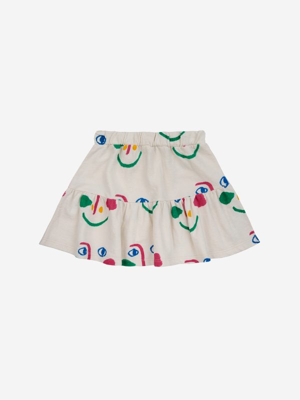 Smiling Mask all over skirt| 124AC08711011