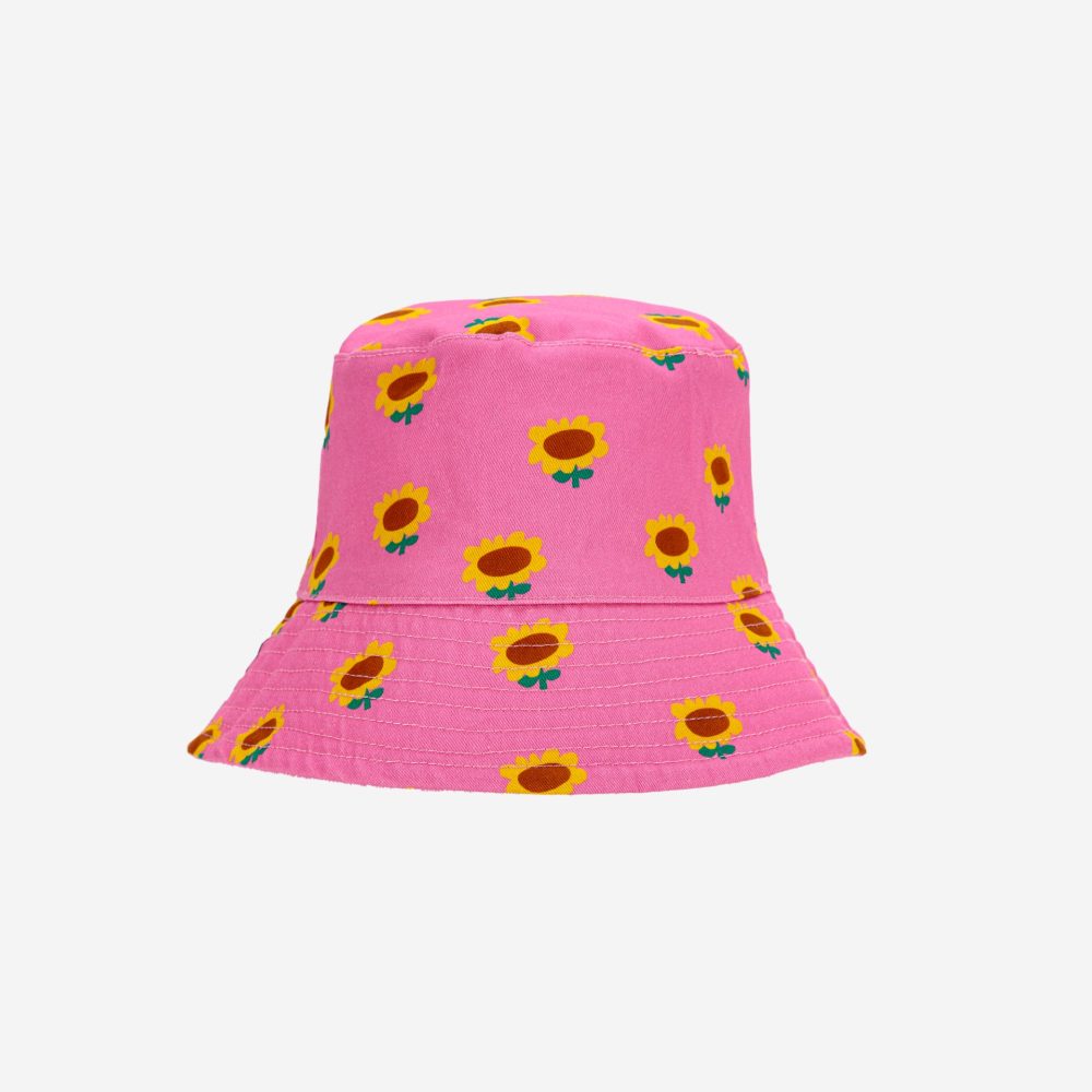 Панама (Sunflower all over reversible hat) торг. марки "BOBO CHOSES", арт. № B125AI01756154, материал: 50% переработанный хлопок, 44% хлопок, 6% полиэ