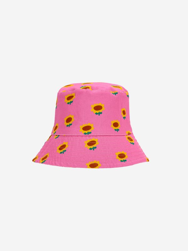Панама (Sunflower all over reversible hat) торг. марки "BOBO CHOSES", арт. № B125AI01756154, материал: 50% переработанный хлопок, 44% хлопок, 6% полиэ