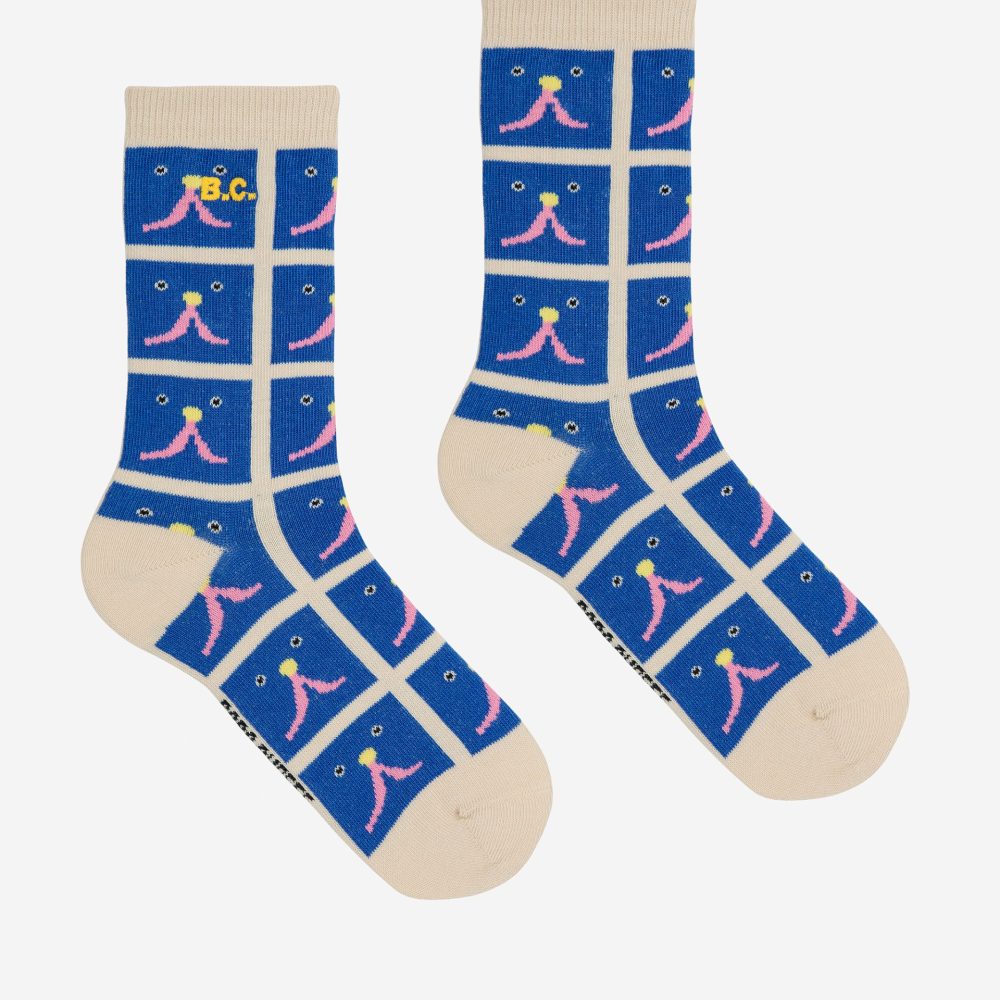 Funny Face all over long socks