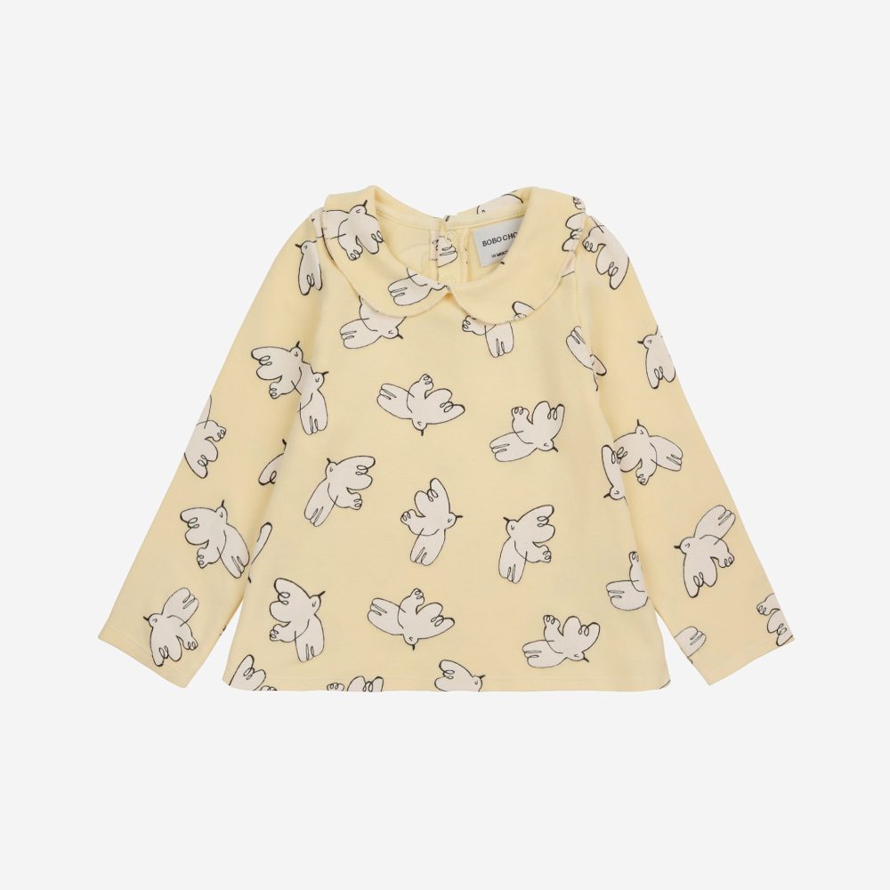 Baby Freedom Bird all over collar T-shirt