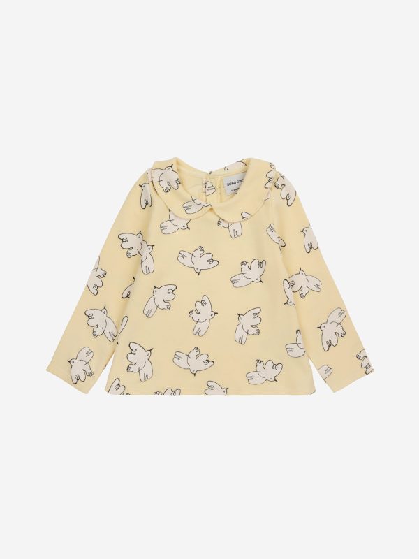 Baby Freedom Bird all over collar T-shirt