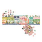 Деревянный пазл (10 rue des Lilas puzzle (350 pcs) Les Parisiennes) торг. марки "Moulin Roty", арт. №642442