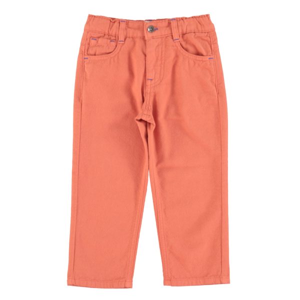 unisex trousers | terracotta,6y брюки унисекс | терракота,