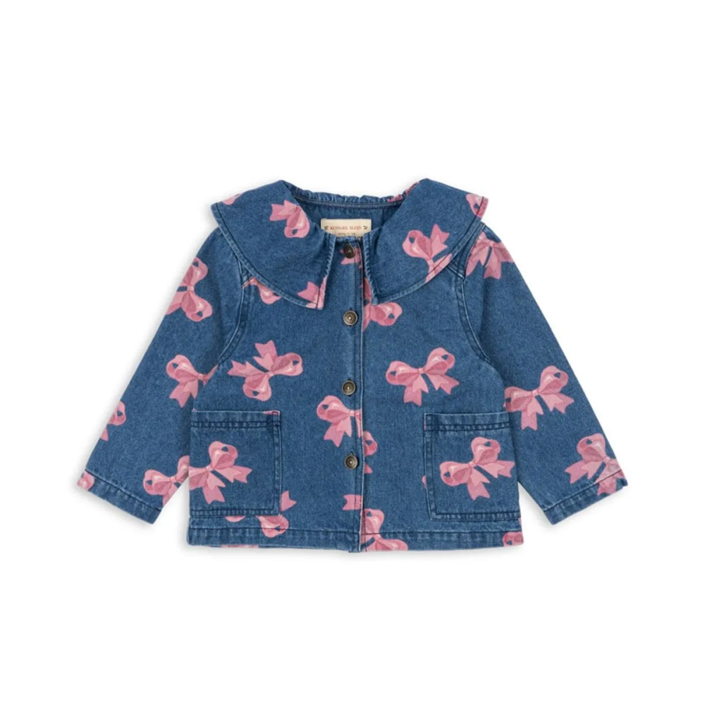 Детская джинсовая куртка (MAGOT COLLAR JACKET GOTS) торг. марки "Konges Slоjd", арт. № KS102811, материал: 100% хлопок