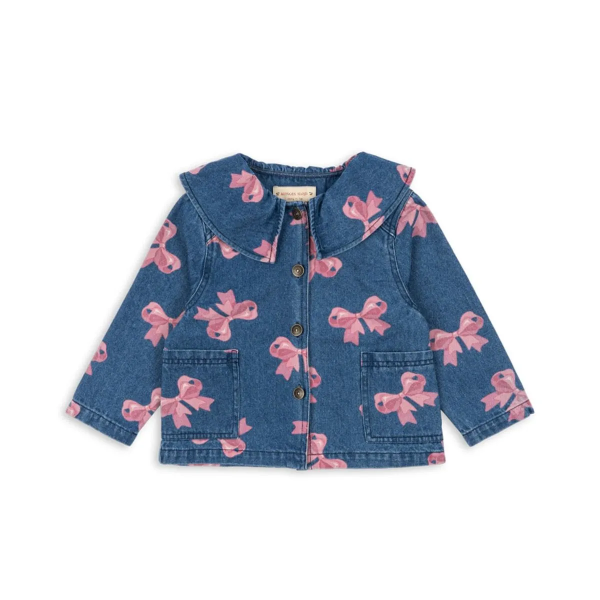 Детская джинсовая куртка (MAGOT COLLAR JACKET GOTS) торг. марки "Konges Slоjd", арт. № KS102811, материал: 100% хлопок