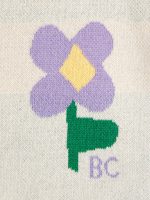 Baby Pansy Flower cardigan