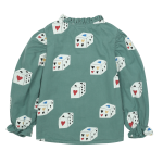Блузка для девочек (Heart Dice Shirring Blouse), торг. марки "JELLY MALLOW", арт.№ JM2520129, материал: хлопок 100%