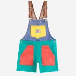 Джинсовый комбинезон для мальчиков (Smiling color block denim dungaree) торг. марки "BOBO CHOSES", арт. № B125AC09799102, материал: 100% органический