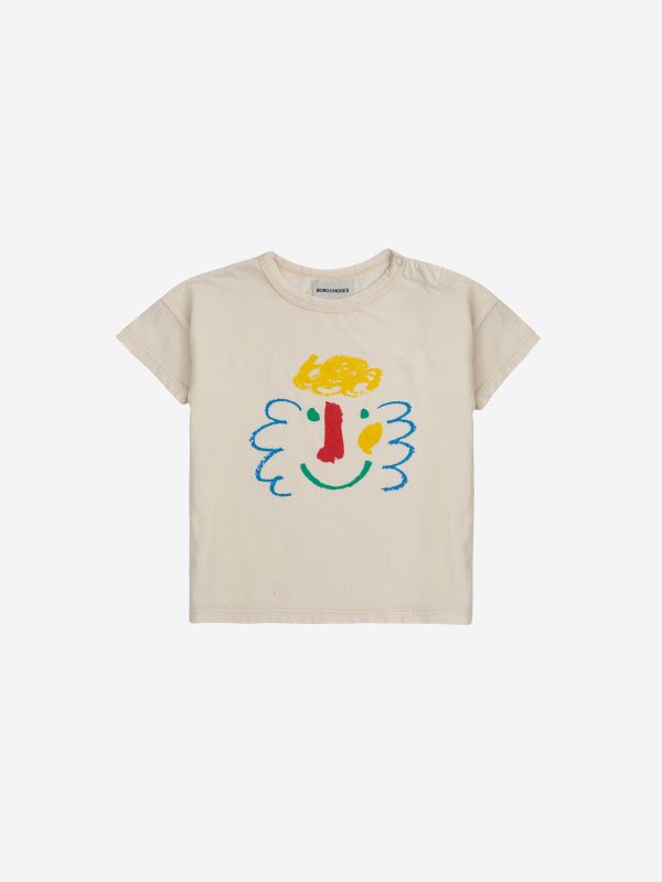 Baby Happy Mask T-shirt| 124AB00211008