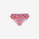 Baby Ribbon Bow all over swim ruffle culotte| 124AB12351009