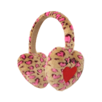 Мягкие наушники-ободок для девочек (Heart Fur Leopard Earmuffs), торг. марки "JELLY MALLOW", арт.№ JM2521169, материал: полиэстр 100%