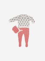 Baby Cherry all over knitted gift set