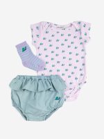 Подарочный набор детской одежды "Забавная улитка" (Funny Snail gift set) торг. марки "BOBO CHOSES", арт. № B125AB10555101, материал: 95% органический