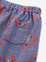 Masks all over woven shorts| 124AC07246011