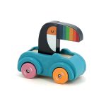 Деревянная машинка с гудком "Тукан" (Toucan beep car - Andy Westface) торг. марки "Vilac", арт. № 7426K