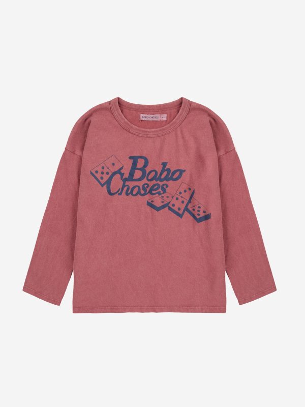Футболка (Dominos T-shirt - BROWN,6-7 Years) торг. марки "BOBO CHOSES", арт. № B225AC01421103, материал: 100% органический хлопок, возраст/размер: 6-7 лет