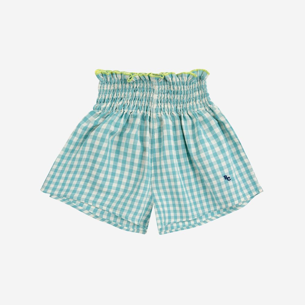 Vichy woven shorts| 124AC07640013