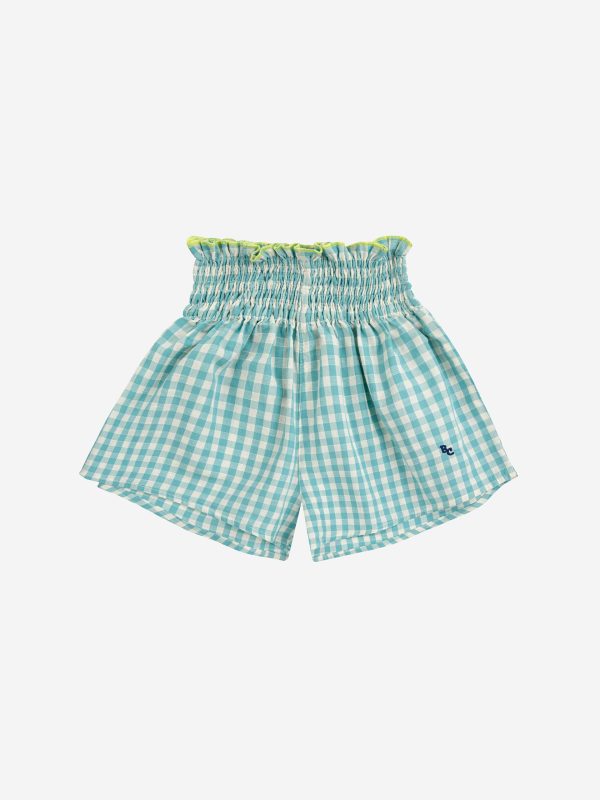 Vichy woven shorts| 124AC07640013
