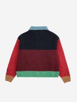 Кардиган для мальчиков (Bobo Choses Color Block cardigan - MULTICOLOR,8-9 Years) торг. марки "BOBO CHOSES", арт. № B225AC11699104, материал: 60% шерсть, 20% полиамид, 20% вискоза, возраст/размер: 8-9 лет