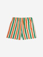 Vertical Stripes woven shorts| 124AC07719813