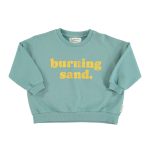 sweatshirt | green w/ "burning sand" print,8y толстовка | зеленый с принтом горящий песок,