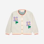 Baby Pansy Flower cardigan