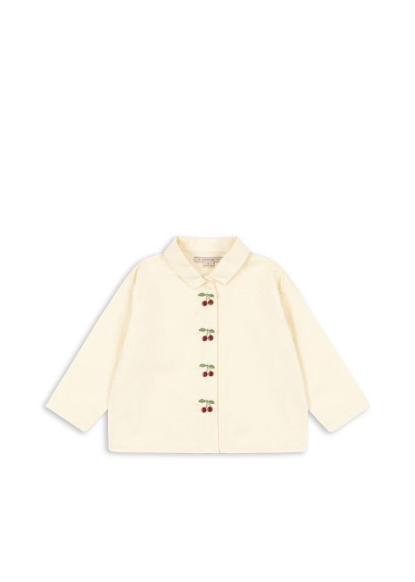 Блузка для девочек (EVIA CHERRY SHIRT GOTS) торг. марки "Konges Slоjd", арт. № KS104795, материал: 100% хлопок, размер: 2г. - 10л