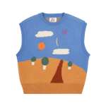 Жилет для мальчиков (Landscape Knit Vest), торг. марки "JELLY MALLOW", арт.№ JM2520204, материал: акрил 49%, полиэстр 30%, нейлон 21%