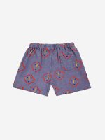 Masks all over woven shorts| 124AC07246011