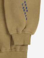 Толстовка для мальчиков (Bobo Choses polo sweatshirt - KHAKI,8-9 Years) торг. марки "BOBO CHOSES", арт. № B225AC04437004, материал: 100% органический хлопок, возраст/размер: 8-9 лет