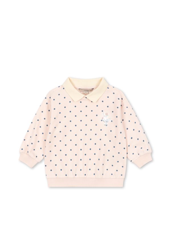 Блузка для девочек (SPOTTY LS POLO GOTS) торг. марки "Konges Slоjd", арт. № KS105088, материал: 100% хлопок, размер: 18м. - 10л