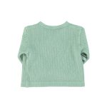 Newborn cardigan v-neck | green,3m Кардиган для новорожденных с v-образным вырезом | зеленый,