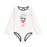 Купальник для девочек (VILJA LS SWIMSUIT GRS) торг. марки "Konges Slоjd", арт. № KS105119, материал: 80% нейлон, 20% эластан, размер: 12м. - 3г