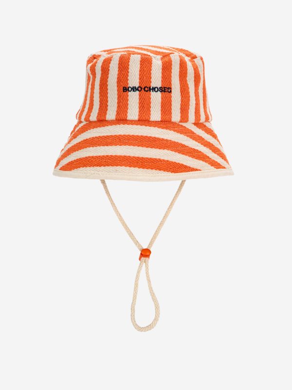 Панама (Bobo Choses Striped bucket hat) торг. марки "BOBO CHOSES", арт. № B125AI01981152, материал: 50% переработанный хлопок, 50% хлопок, размер: HEA