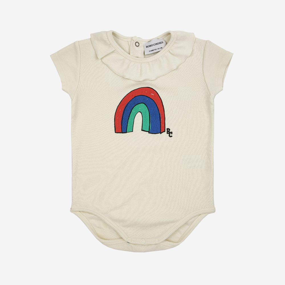 Baby Rainbow ruffle collar body| 124AB03911005