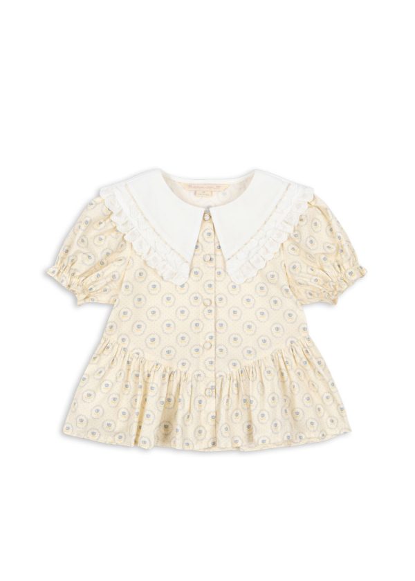 Блузка для девочек (COEUR COLLAR SHIRT GOTS) торг. марки "Konges Slоjd", арт. № KS104746, материал: 100% хлопок,