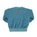 sweatshirt | blue w/ "que calor" print,, 3у толстовка | синий с принтом que Calor