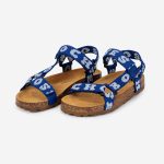 Bobo Choses printed blue sandals| 124AI01741053