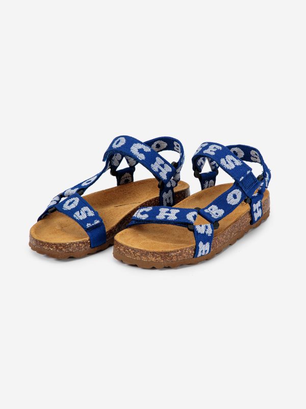 Bobo Choses printed blue sandals| 124AI01741053