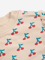 Baby Cherry all over ruffle sweatshirt