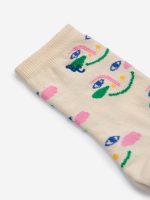 Smiling Face All Over long socks| 124AI00511080