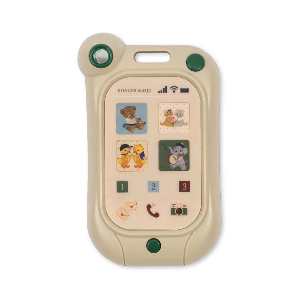 Игрушка для детей "Интерактивный телефон" (MY FIRST PHONE) торг. марки "Konges Slоjd", арт. № KS105505, материал: пластик