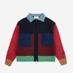 Кардиган для мальчиков (Bobo Choses Color Block cardigan - MULTICOLOR,8-9 Years) торг. марки "BOBO CHOSES", арт. № B225AC11699104, материал: 60% шерсть, 20% полиамид, 20% вискоза, возраст/размер: 8-9 лет