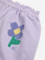Baby Pansy Flowers woven paperbag pants
