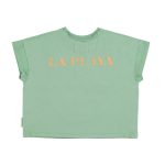 t'shirt | green w/ multicolor circle print, 24m футболка | зеленый с многоцветным круговым принтом,