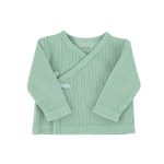 Newborn cardigan v-neck | green,3m Кардиган для новорожденных с v-образным вырезом | зеленый,