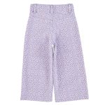Flare trousers | lavender w/ animal print,10y Брюки-клеш | лавандовый с анималистичным принтом