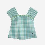 Vichy woven top| 124AC03040015